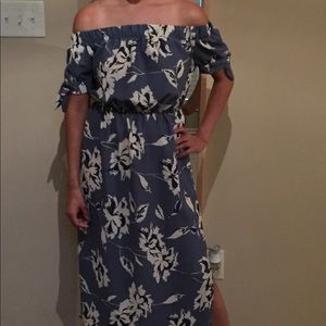 Summer off shoulder dress